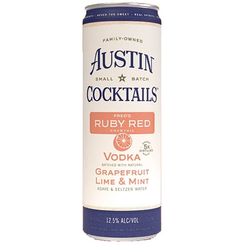 Austin Cocktails Cans • Fred's Ruby Red 4pk-250ml