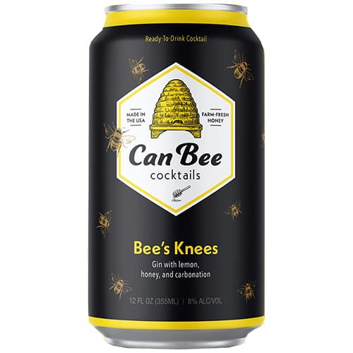 Can Bee Cocktails • Bee's Knees 4pk-12oz