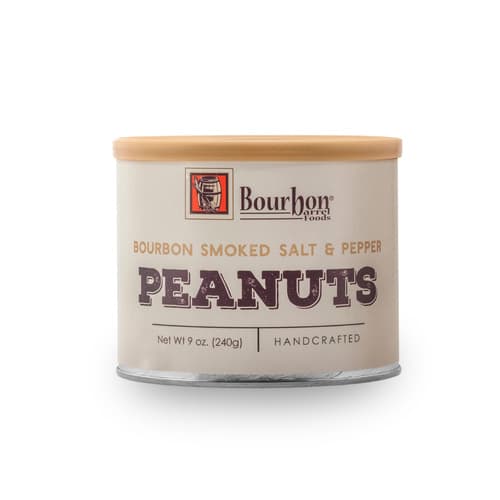 Bourbon Barrel Foods • Bourbon Smoked Salt & Pepper Peanuts