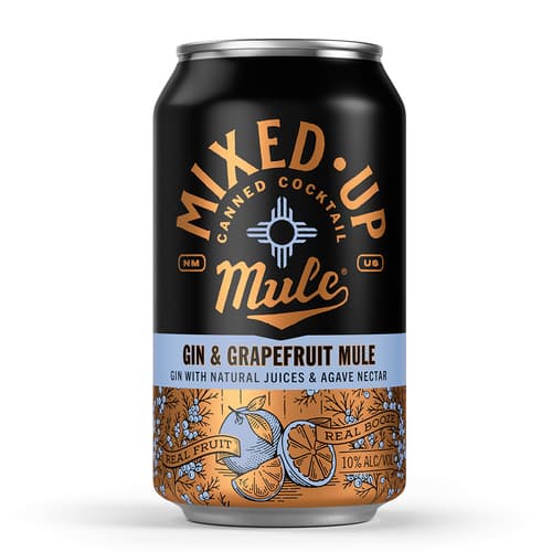 Mixed-up Mule Cocktails • Grapefruit & Gin 4pk-12oz