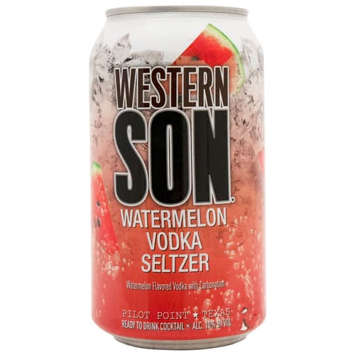 Western Son Cocktails • Watermelon Vodka 4pk-12oz