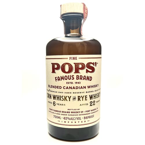 Pop's Famous Brand Blended Canadian Whiskey