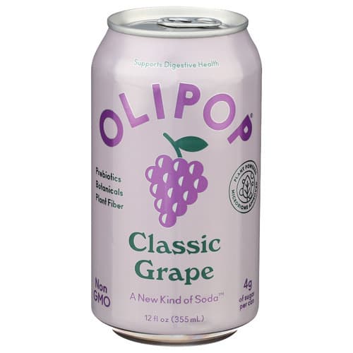 Olipop Sparkling Tonic • Classic Grape