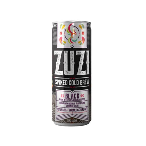 Zuzi Spiked Cold Brew • Black Sugar Free 4pk-200ml