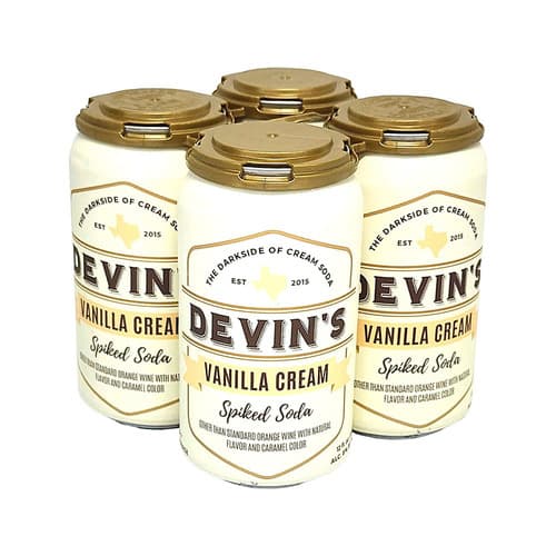 Devin's Spiked Vanilla Cream Soda 4pk