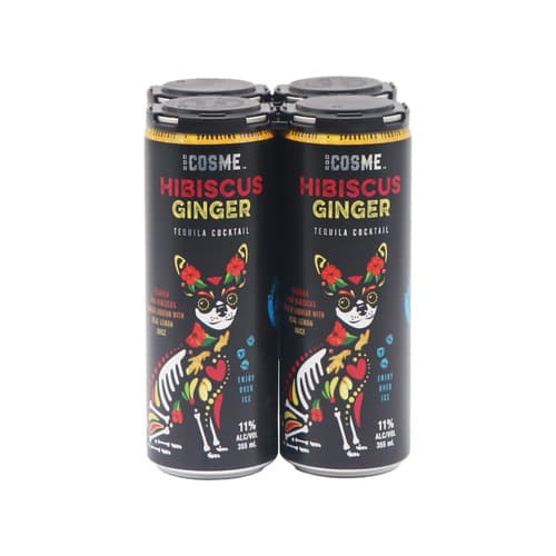 Don Cosme Cocktails • Hibiscus Ginger 4pk-12oz
