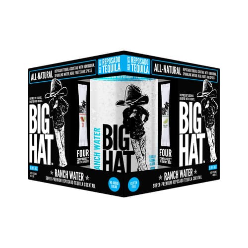 Big Hat Cocktails • Ranch Water 4pk-12oz