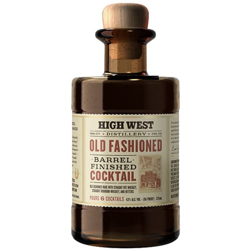 High West Barrel Finished Old Fashioned Cocktail