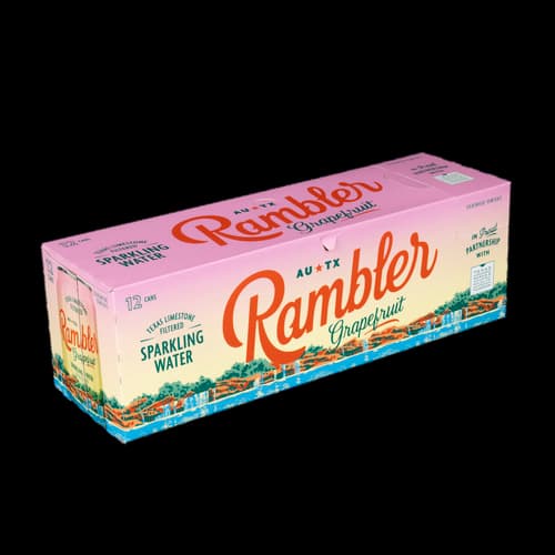 Rambler Sparkling Water • Grapefruit 12 oz 12pack
