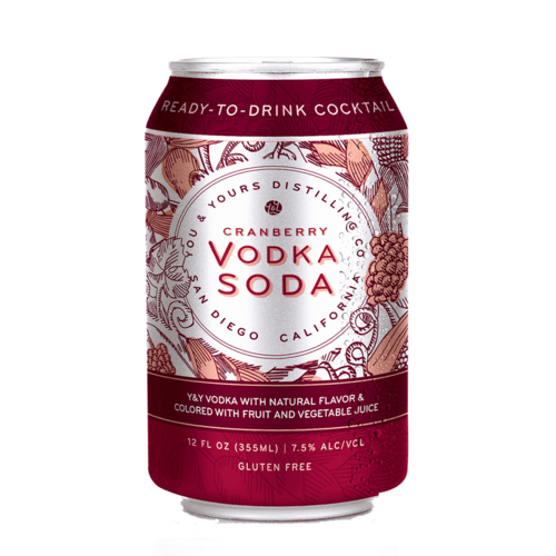 You and Yours • Cranberry Vodka Soda 4pk-355ml