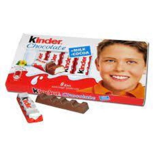 Kinder Bars Chocolate • Medium 6pc - Milk