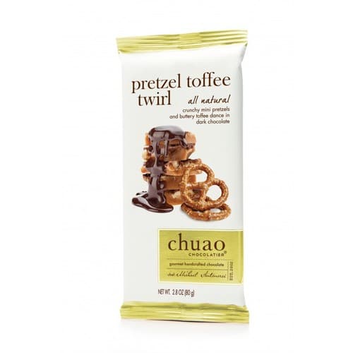 Chuao Chocolate Bar • Pretzel Toffee Twirl
