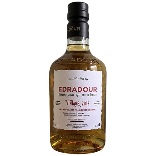Spec's Single Barrel • Edradour 2012 1st Bourbon