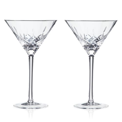 Viski Drinkware • Admiral Martini Crystal Stems
