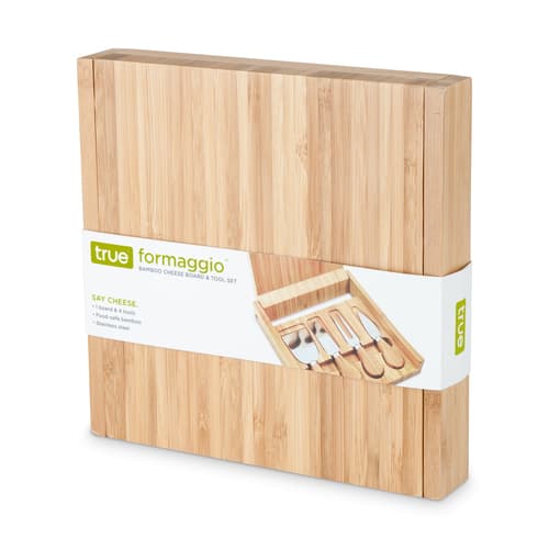 Formaggio Portable Cheese Tool and Bamboo Board Set