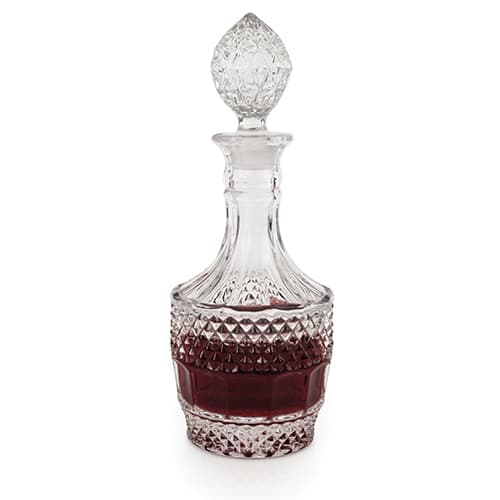 True Decanter • Vintage Cut Crystal Faceted