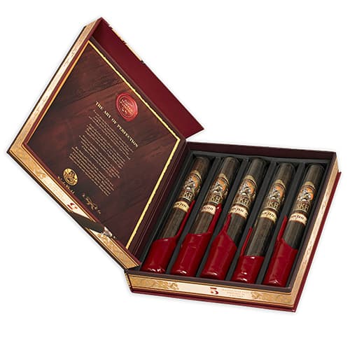 Cigar • Gurkha Private Select Ron Abuelo Churchill Tube Box