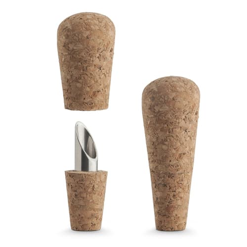 Final Touch • 2-in-1 Stopper / Pourer Cork / Stainless