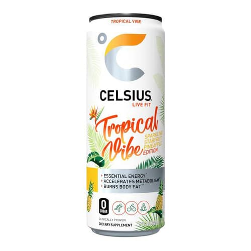 Celsius Sparkling No-carb Energy Drink • Tropical Vibe