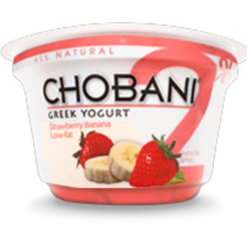 Chobani Yogurt • Strawberry Banana Lowfat 2%