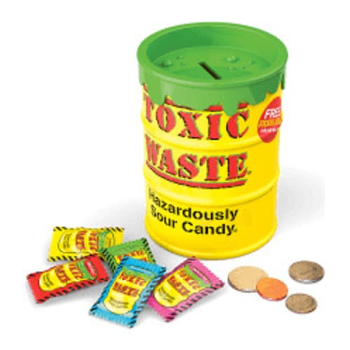 Toxic Waste Hazardously Sour Candy Bank