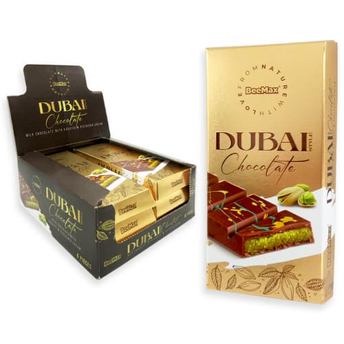Dubai Chocolate Beemax • Milk Chocolate Bar