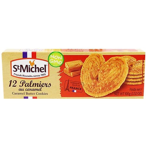 St. Michel Palmiers • Caramel Butter Cookies
