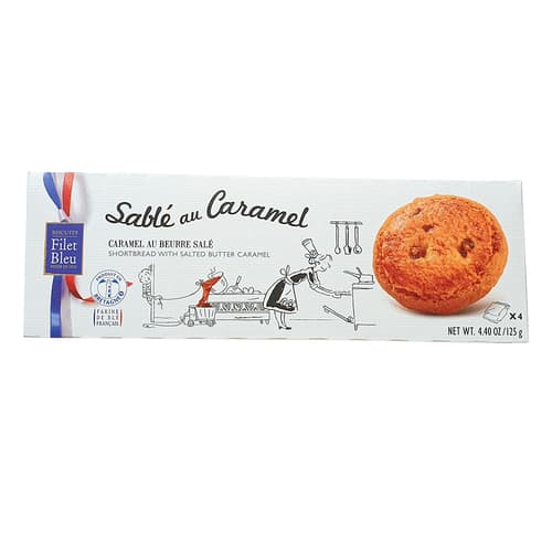 Filet Bleu Shortbread With Salted Butter Caramel Cookies