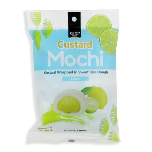 Royal Family Custard Mochi • Lemon