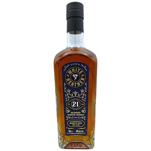 White Heather Blended Scotch Whisky • 21yr