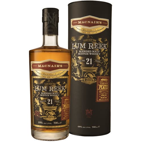MacNair’s Lum Reek Peated Blended Malt 21yr