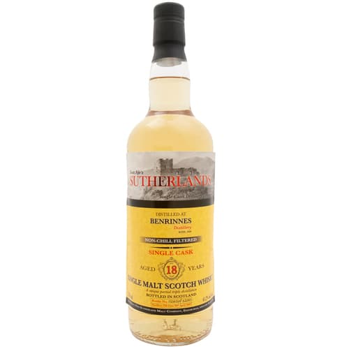 Sutherlands Benrinnes Malt • 18yr