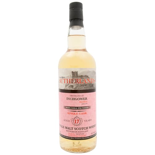 Sutherlands Inchgower Malt • 17yr