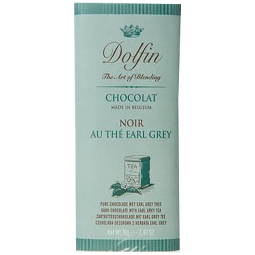 Dolfin Chocolate Bar • Dark with  Earl Grey Tea