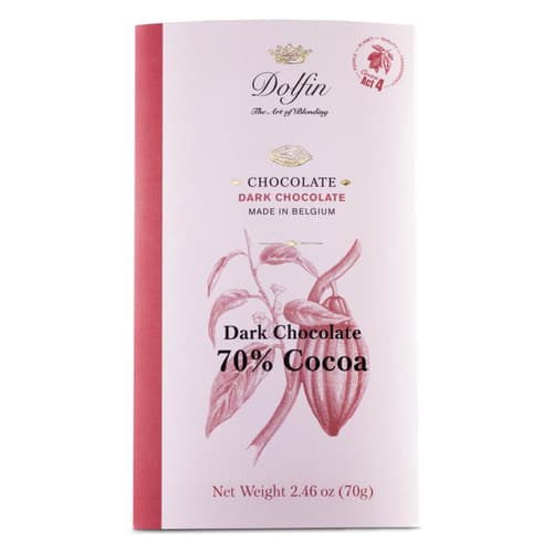 Dolfin Extra Dark Chocolate Bar 70%