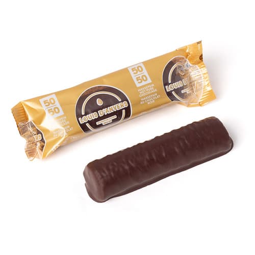 Louis D'anvers • Pure Marzipan In Dark Chocolate Bar