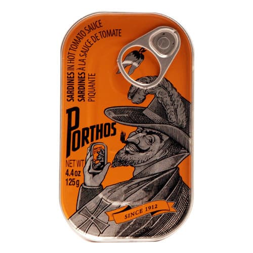 Porthos Sardines • Hot Tomato Sauce