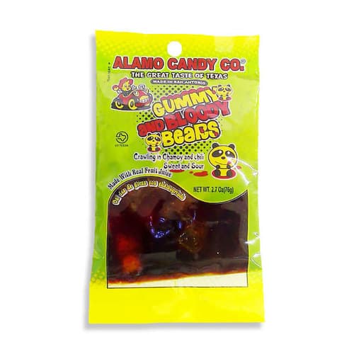Alamo Candy Gummy Bears • Chamoy & Chili Sauce