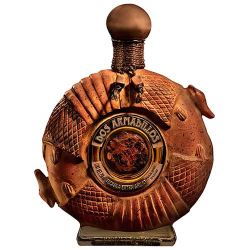 Dos Armadillos Tequila • Extra Anejo Clay Bottle 3 / Case