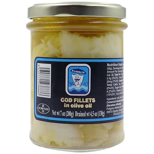 Bacalaos Alkorta • Cod Fillet In Olive Oil