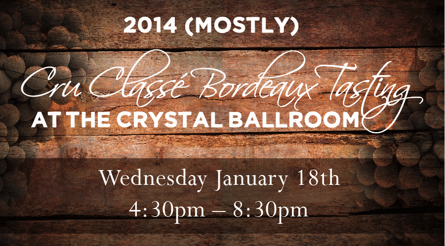 Featured image for 2014 (Mostly) Cru Classé Bordeaux Tasting