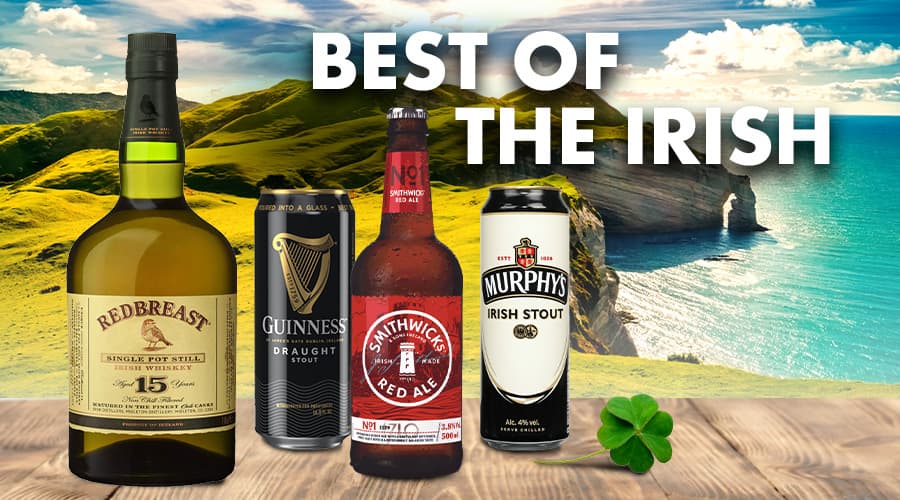 Featured image for Sláinte: The Best Irish Wines, Beers, and Spirits