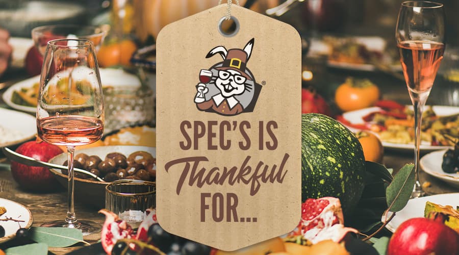 Featured image for Spec's Is Thankful For...