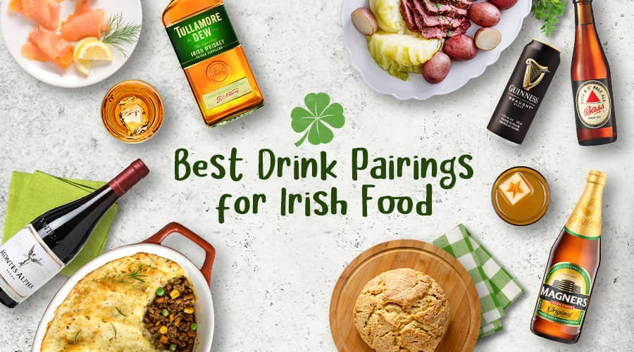 Featured image for Best Drink Pairings for Irish Food