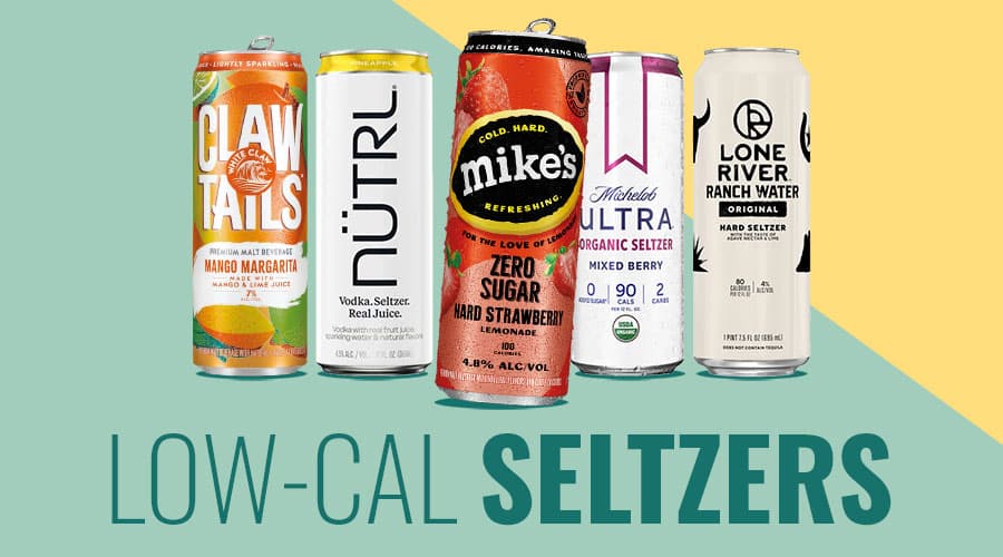 Featured image for The Best Low Calorie Seltzers