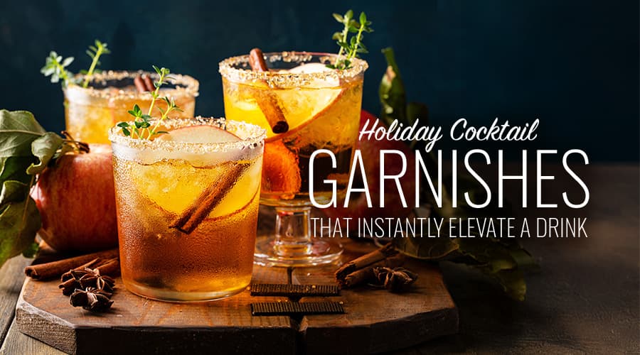 Featured image for Holiday Cocktail Garnishes: Festive Ways to Elevate Your Seasonal Drinks