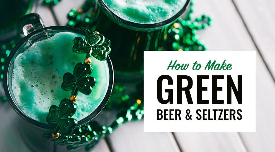 Featured image for How To Make Green Beer & Seltzers