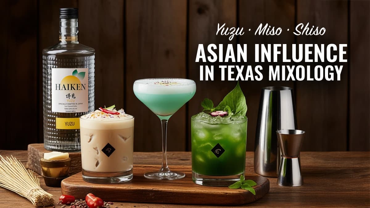 Featured image for Cocktail Recipes with Yuzu: Asian-Inspired Mixology Trends in Texas