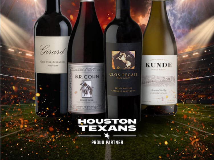 Adair Family Wines Bottle Signing with Texans Cheerleaders