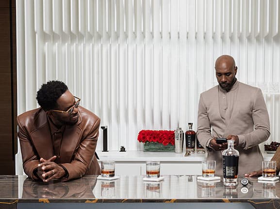 Sable Bourbon Bottle Signing with Morris Chestnut and Malcolm D Lee
